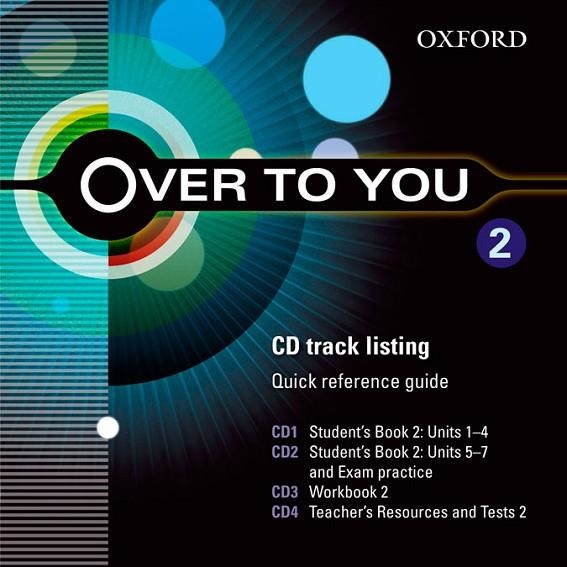 OVER TO YOU-2(BATXILLERAT.CLASS CD) | 9780194326902 |   | Llibreria Geli - Llibreria Online de Girona - Comprar llibres en català i castellà