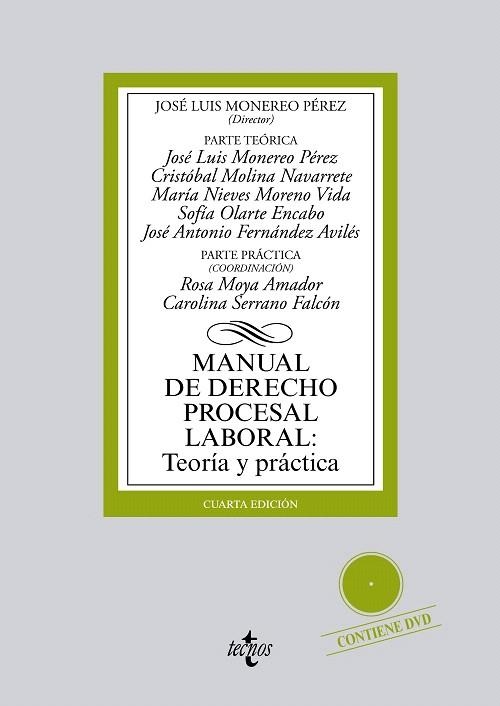 MANUAL DE DERECHO PROCESAL LABORAL:TEORÍA Y PRÁCTICA (4ªED/2014) | 9788430963089 | MONEREO PÉREZ,JOSÉ LUIS (DIRECTOR) | Llibreria Geli - Llibreria Online de Girona - Comprar llibres en català i castellà