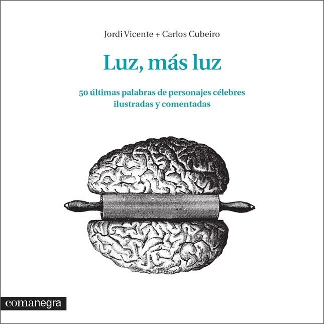 LUZ,MÁS LUZ.50 ÚLTIMAS PALABRAS DE PERSONAJES CÉLEBRES ILUSTRADAS Y COMENTADAS | 9788416033348 | VICENTE,JORDI/CUBEIRO,CARLOS | Llibreria Geli - Llibreria Online de Girona - Comprar llibres en català i castellà