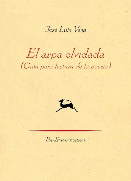 EL ARPA OLVIDADA (GUÍA PARA LECTURA DE LA POESÍA) | 9788415894643 | VEGA,JOSÉ LUIS | Libreria Geli - Librería Online de Girona - Comprar libros en catalán y castellano