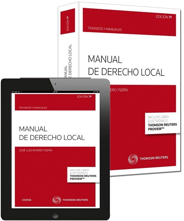 MANUAL DE DERECHO LOCAL(7ª EDICION) | 9788447049721 | RIVERO,JOSE LUIS | Libreria Geli - Librería Online de Girona - Comprar libros en catalán y castellano