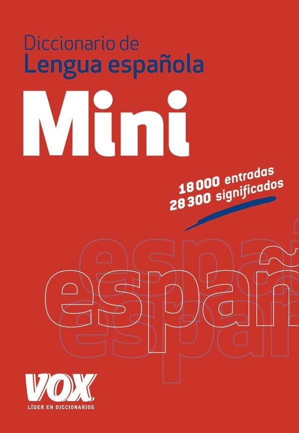 DICCIONARIO MINI DE LA LENGUA ESPAÑOLA | 9788499741666 | Llibreria Geli - Llibreria Online de Girona - Comprar llibres en català i castellà