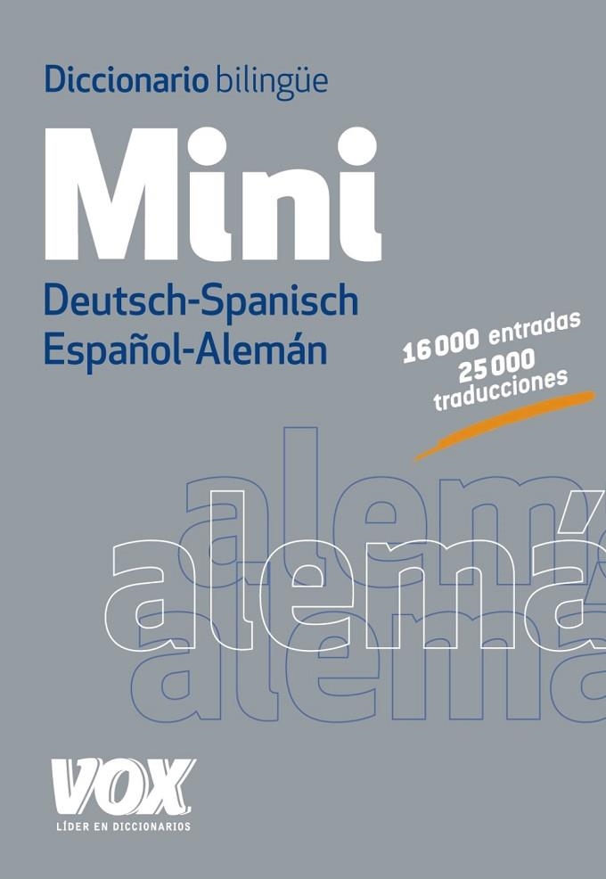 DICC. MINI ESPAÑOL-ALEMÁN/DEUTSCH-SPANISCH | 9788499741697 | Llibreria Geli - Llibreria Online de Girona - Comprar llibres en català i castellà