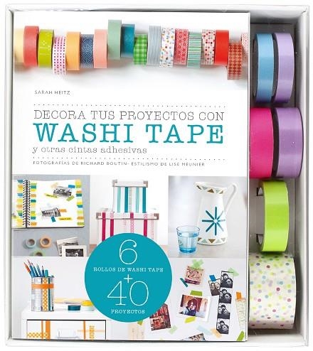 KIT DECORA TUS PROYECTOS CON WASHI TAPE Y OTRAS CINTAS ADHESIVAS | 9788448021238 | A.A.V.V. | Llibreria Geli - Llibreria Online de Girona - Comprar llibres en català i castellà