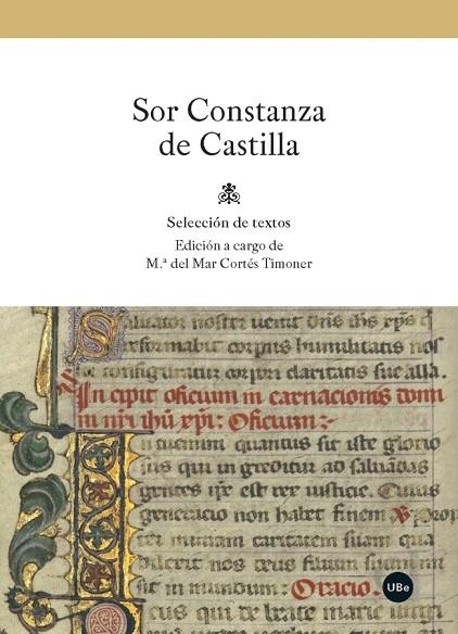 SOR CONSTANZA DE CASTILLA | 9788447542284 | Llibreria Geli - Llibreria Online de Girona - Comprar llibres en català i castellà