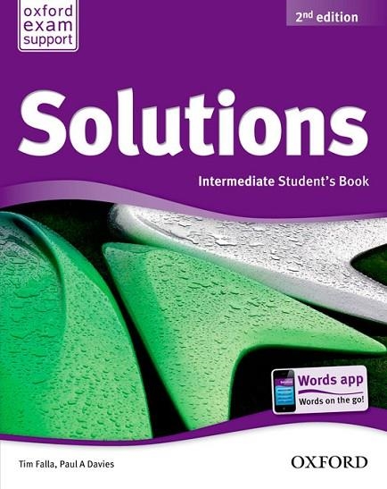 SOLUTIONS INTERMEDIATE(STUDENT'S BOOK PACK.2ª EDICIÓN) | 9788467382013 | Llibreria Geli - Llibreria Online de Girona - Comprar llibres en català i castellà