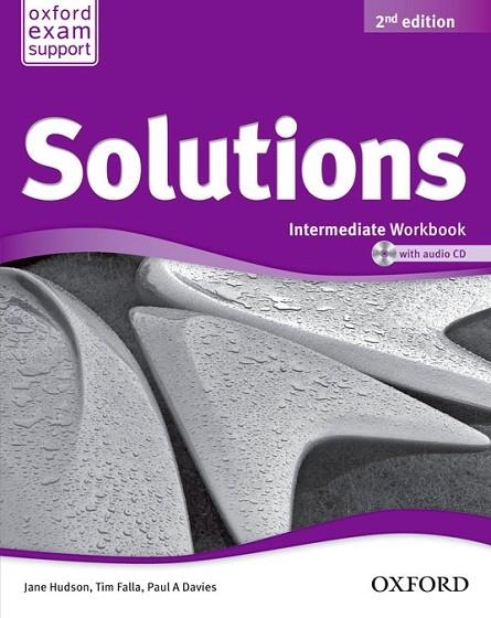 SOLUTIONS INTERMEDIATE(WORKBOOK & CD PK 2ªEDITION) | 9788467382020 | Llibreria Geli - Llibreria Online de Girona - Comprar llibres en català i castellà