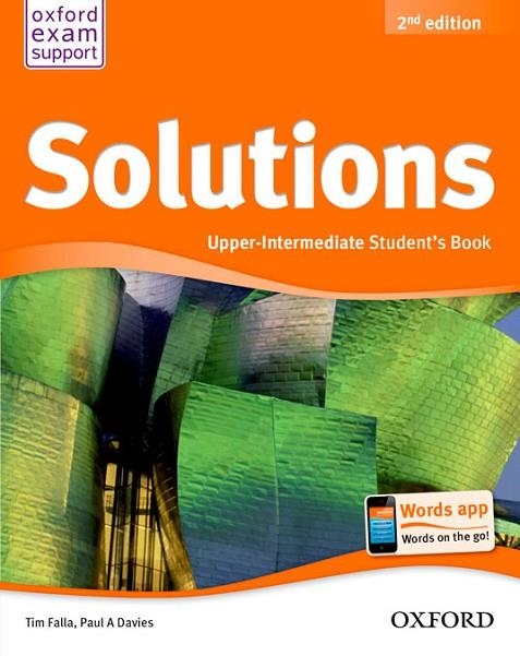 SOLUTIONS UPPER-INTERMEDIATE(STUDENT'S BOOK) | 9788467382037 | Llibreria Geli - Llibreria Online de Girona - Comprar llibres en català i castellà