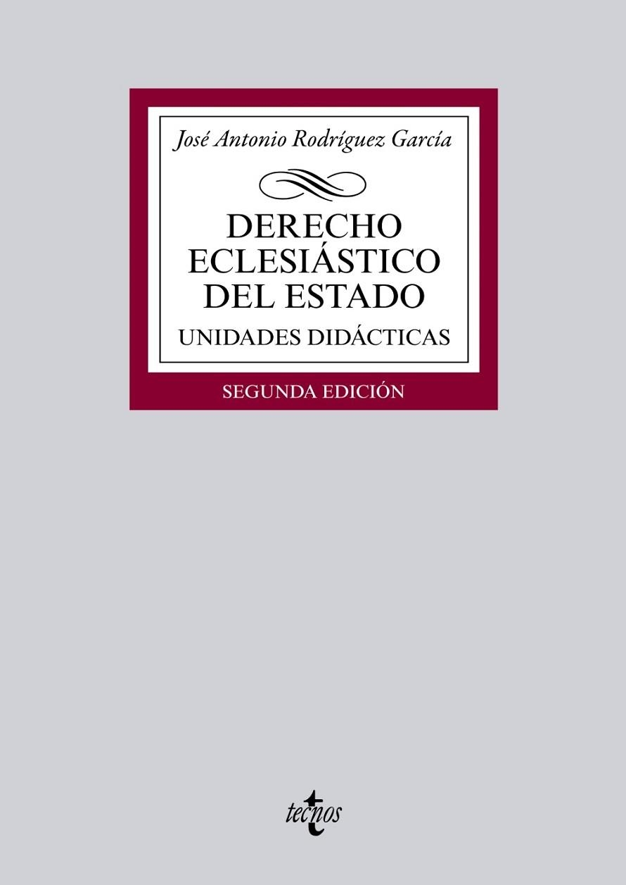 DERECHO ECLESIÁSTICO DEL ESTADO.UNIDADES DIDÁCTICAS (2ªED/2015) | 9788430966011 | RODRÍGUEZ GARCÍA,JOSÉ ANTONIO | Llibreria Geli - Llibreria Online de Girona - Comprar llibres en català i castellà