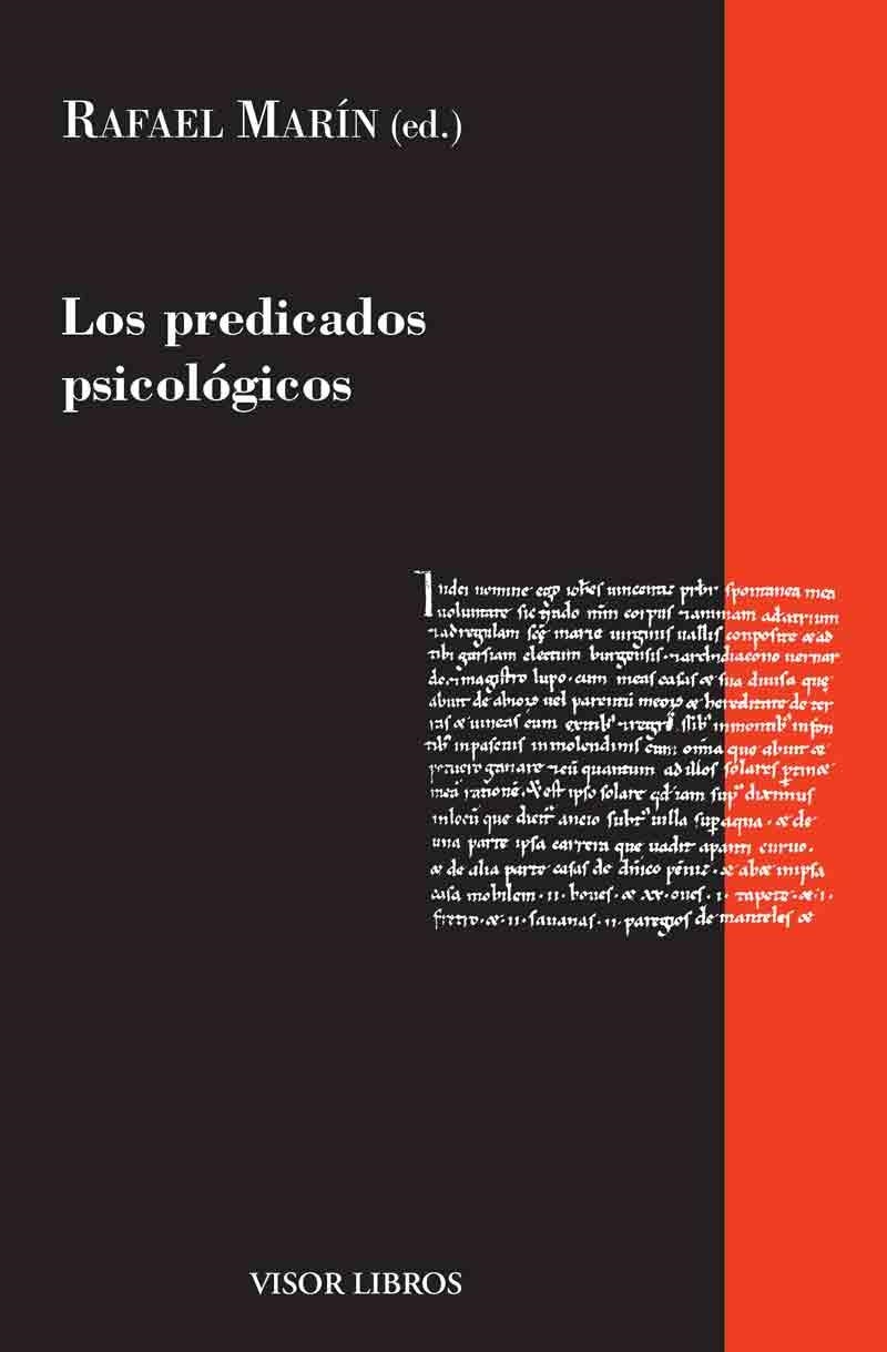 LOS PREDICADOS PSICOLÓGICOS | 9788498956900 | MARÍN, RAFAEL | Llibreria Geli - Llibreria Online de Girona - Comprar llibres en català i castellà