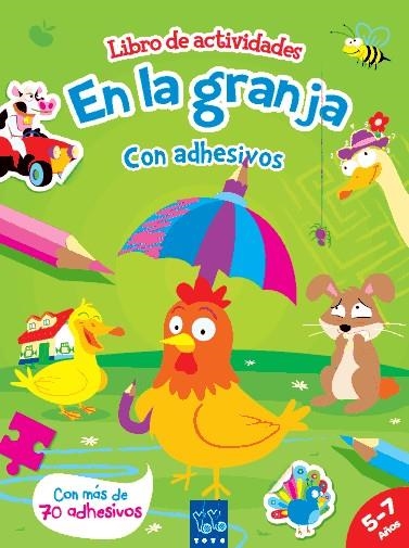 EN LA GRANJA.LIBRO DE ACTIVIDADES CON ADHESIVOS CON ESCENARIOS DESPLEGABLES.MÁS DE 70 ADHESIVOS.5-7 AÑOS | 9788408122517 | YOYO | Llibreria Geli - Llibreria Online de Girona - Comprar llibres en català i castellà