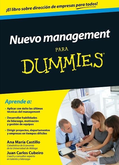 NUEVO MANAGEMENT PARA DUMMIES | 9788432902482 | CASTILLO,ANA MARIA/CUBEIRO,JUAN CARLOS | Llibreria Geli - Llibreria Online de Girona - Comprar llibres en català i castellà