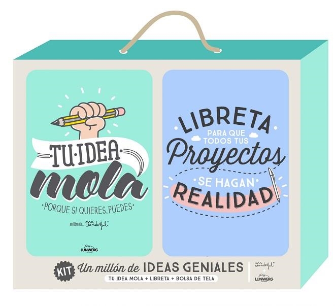 KIT UN MILLÓN DE IDEAS GENIALES | 9788416489206 | MR. WONDERFUL | Llibreria Geli - Llibreria Online de Girona - Comprar llibres en català i castellà