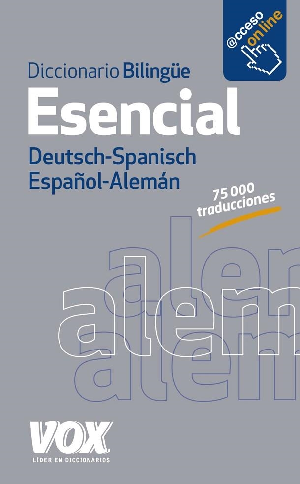 DICCIONARIO ESENCIAL ALEMÁN-ESPAÑOL/DEUTSCH-SPANISCH | 9788499742014 | Llibreria Geli - Llibreria Online de Girona - Comprar llibres en català i castellà