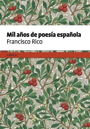 MIL AÑOS DE POESÍA ESPAÑOLA | 9788498929645 | RICO,FRANCISCO  | Llibreria Geli - Llibreria Online de Girona - Comprar llibres en català i castellà