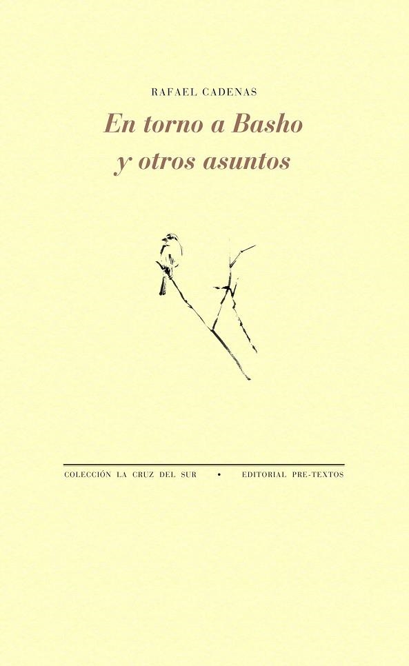 EN TORNO A BASHO Y OTROS ASUNTOS | 9788416453498 | CADENAS,RAFAEL | Llibreria Geli - Llibreria Online de Girona - Comprar llibres en català i castellà