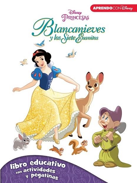 BLANCANIEVES Y LOS SIETE ENANITOS (LIBRO EDUCATIVO DISNEY CON ACTIVIDADES Y PEGATINAS) | 9788416548521 | Llibreria Geli - Llibreria Online de Girona - Comprar llibres en català i castellà