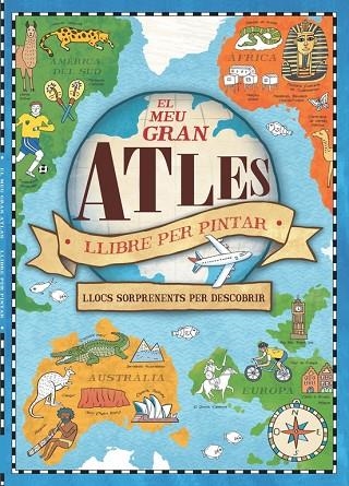 EL MEU GRAN ATLES.LLIBRE PER PINTAR | 9788448846435 | HUGHES,NATALIE | Llibreria Geli - Llibreria Online de Girona - Comprar llibres en català i castellà