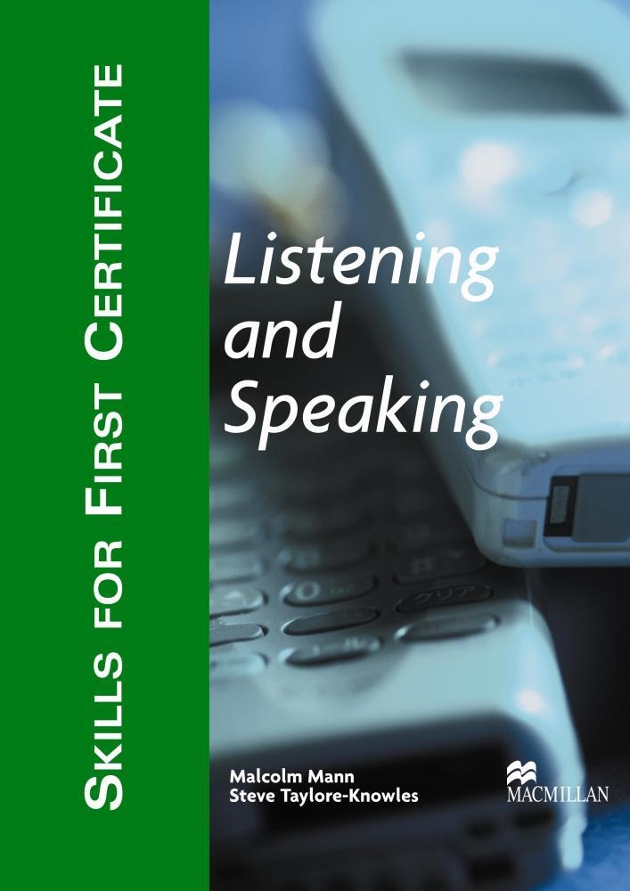 SKILLS FOR FIRST CERTIFICATE.LISTENING & SPEAKING | 9781405017497 | MANN,M. | Llibreria Geli - Llibreria Online de Girona - Comprar llibres en català i castellà