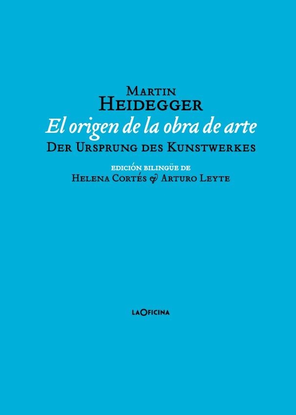 EL ORIGEN DE LA OBRA DE ARTE | 9788494440113 | HEIDEGGER,MARTIN | Llibreria Geli - Llibreria Online de Girona - Comprar llibres en català i castellà