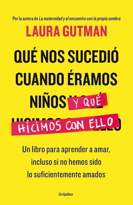 QUÉ NOS SUCEDIÓ CUANDO ÉRAMOS NIÑOS Y QUÉ HICIMOS CON ELLO UN LIBRO PARA APRENDER A AMAR, INCLUSO SI NO HEMOS SIDO LO SUFICIENTEMENTE AMADO | 9788425354717 | GUTMAN,LAURA | Libreria Geli - Librería Online de Girona - Comprar libros en catalán y castellano