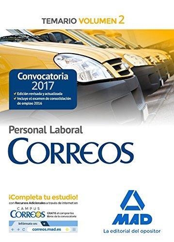 PERSONAL LABORAL CORREOS(TEMARIO-2.EDICION 2017) | 9788414205402 | GUILLÉN GIL, LUIS IGNACIO/FORUM DE CATALUNYA, S.R.L. | Llibreria Geli - Llibreria Online de Girona - Comprar llibres en català i castellà