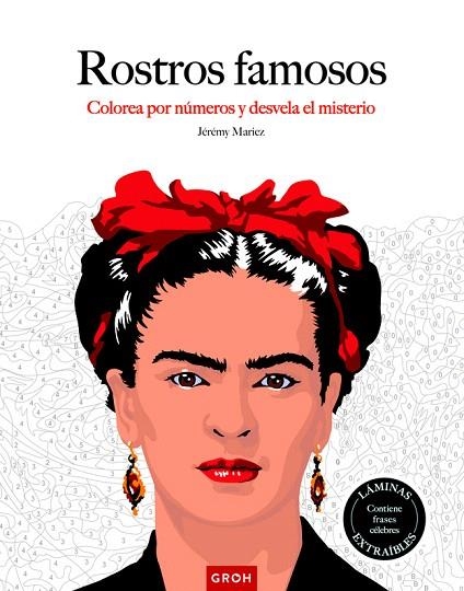 ROSTROS FAMOSOS.COLOREA POR NÚMEROS Y DESVELA EL MISTERIO | 9788490680537 | Llibreria Geli - Llibreria Online de Girona - Comprar llibres en català i castellà