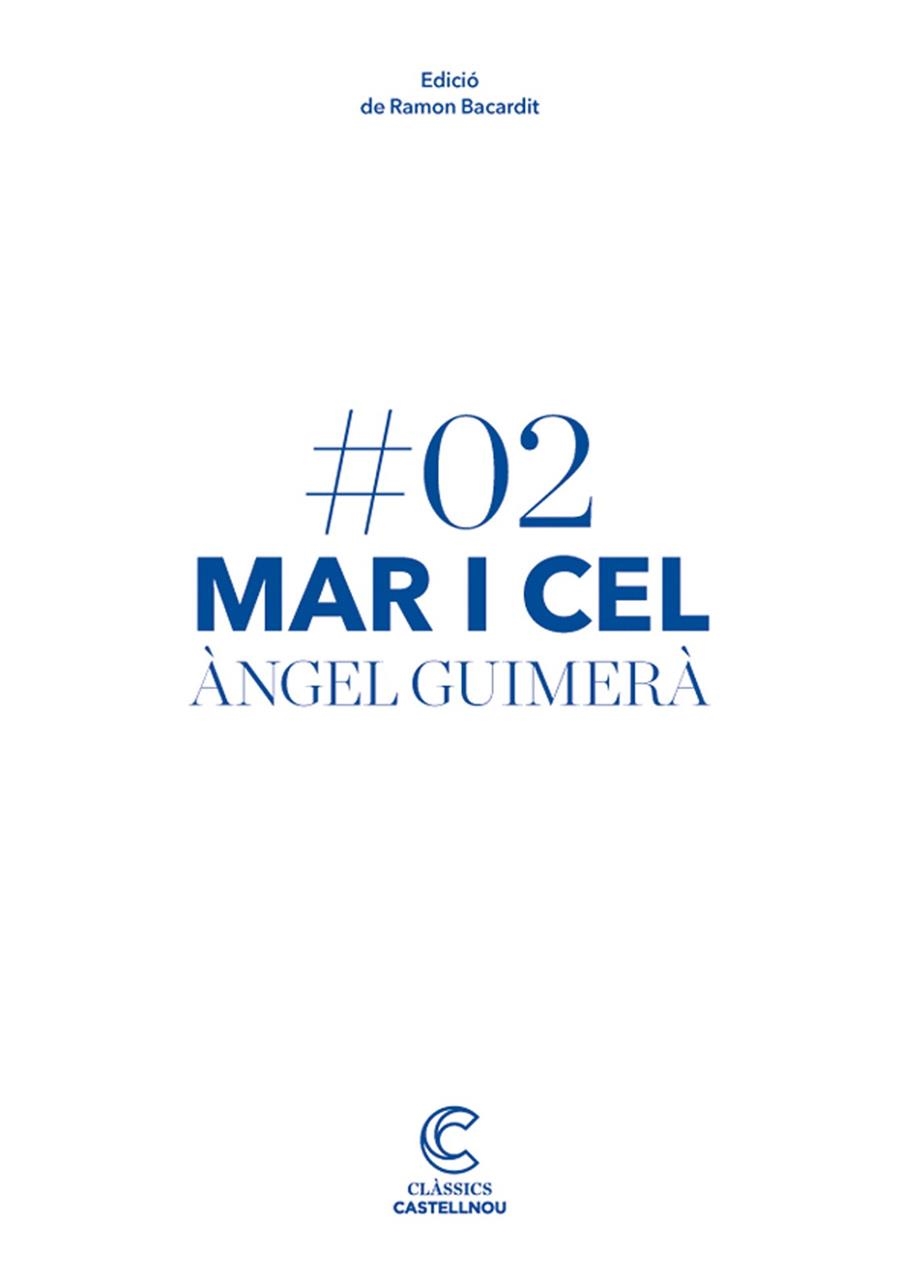 MAR I CEL | 9788498044188 | GUIMERÀ,ÀNGEL | Llibreria Geli - Llibreria Online de Girona - Comprar llibres en català i castellà