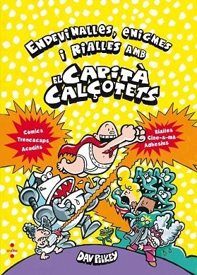 ENDEVINALLES,ENIGMES I RIALLES AMB EL CAPITA CALÇOTETS | 9788466143226 | PILKEY,DAV | Llibreria Geli - Llibreria Online de Girona - Comprar llibres en català i castellà