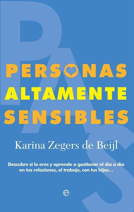 PERSONAS ALTAMENTE SENSIBLES | 9788490607817 | ZEGERS,KARINA | Llibreria Geli - Llibreria Online de Girona - Comprar llibres en català i castellà