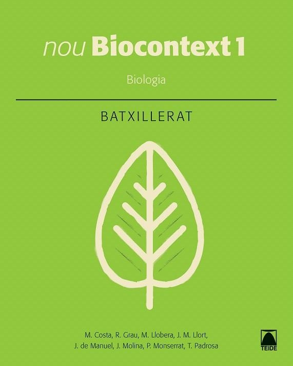 NOU BIOCONTEXT-1(BIOLOGIA - EDICIÓ 2016) | 9788430753574 | Llibreria Geli - Llibreria Online de Girona - Comprar llibres en català i castellà