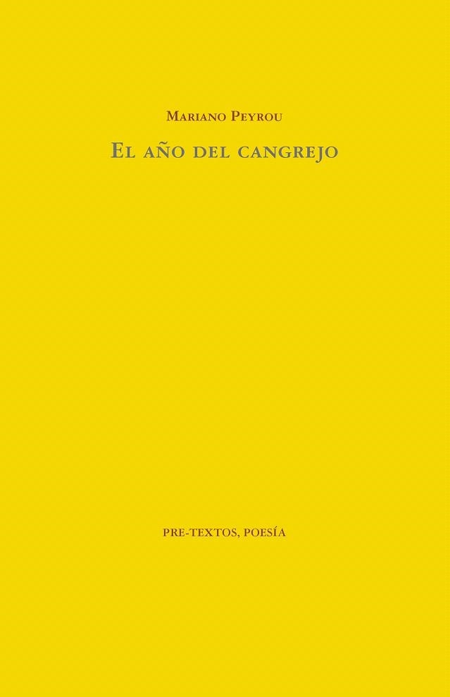 EL AñO DEL CANGREJO | 9788416906505 | PEYROU,MARIANO | Llibreria Geli - Llibreria Online de Girona - Comprar llibres en català i castellà