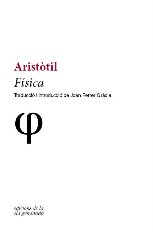 FíSICA | 9788494732249 | ARISTòTIL | Llibreria Geli - Llibreria Online de Girona - Comprar llibres en català i castellà