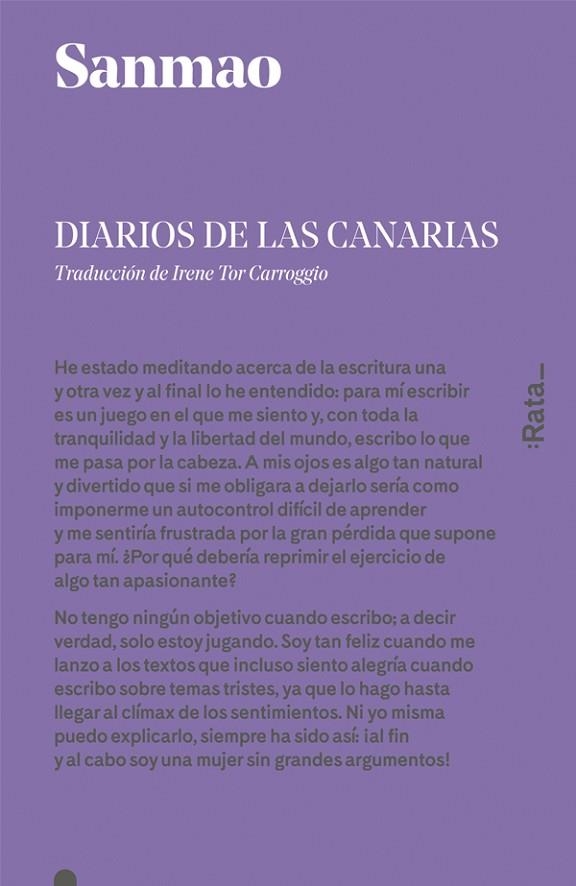 DIARIOS DE LAS CANARIAS | 9788416738090 | SANMAO | Llibreria Geli - Llibreria Online de Girona - Comprar llibres en català i castellà