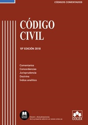 CÓDIGO CIVIL COMENTADO(19ª EDICIÓN) | 9788417135430 | Llibreria Geli - Llibreria Online de Girona - Comprar llibres en català i castellà