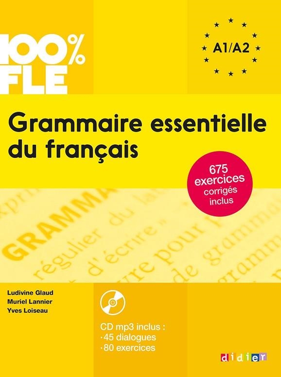 GRAMMAIRE ESSENTIELLE DU FRANÇAIS(NIVEAU A1/A2+CD AUDIO) | 9782278081028 | GLAUD,LUDIVINE | Llibreria Geli - Llibreria Online de Girona - Comprar llibres en català i castellà