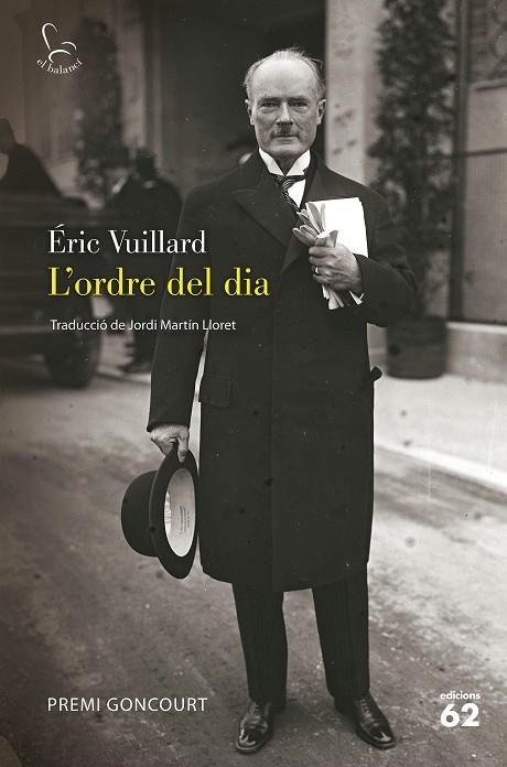 L'ORDRE DEL DIA(PREMI GONCOURT) | 9788429776645 | VUILLARD,ÉRIC | Llibreria Geli - Llibreria Online de Girona - Comprar llibres en català i castellà