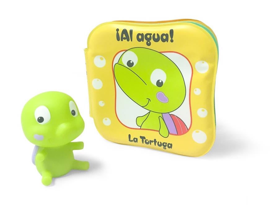 AL AGUA! LA TORTUGA CON UNA TORTUGA PARA LA BAÑERA | 9788448849979 | Llibreria Geli - Llibreria Online de Girona - Comprar llibres en català i castellà