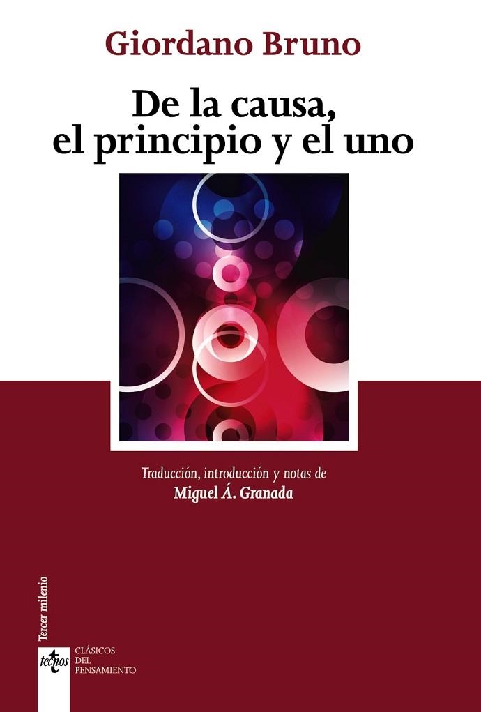 DE LA CAUSA,EL PRINCIPIO Y EL UNO | 9788430974146 | BRUNO,GIORDANO | Llibreria Geli - Llibreria Online de Girona - Comprar llibres en català i castellà