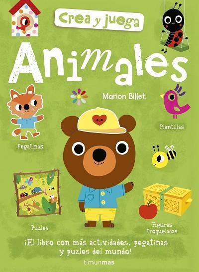 CREA Y JUEGA.ANIMALES | 9788408185451 | BILLET,MARION | Llibreria Geli - Llibreria Online de Girona - Comprar llibres en català i castellà