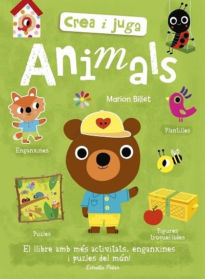 CREA I JUGA.ANIMALS | 9788491375296 | BILLET,MARION | Llibreria Geli - Llibreria Online de Girona - Comprar llibres en català i castellà