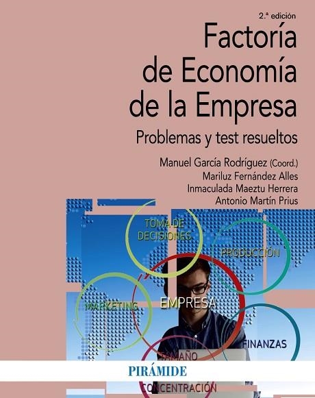 FACTORÍA DE ECONOMÍA DE LA EMPRESA PROBLEMAS Y TEST RESUELTOS (2" EDICION) | 9788436839791 | GARCÍA RODRÍGUEZ, MANUEL/FERNÁNDEZ ALLES, MARILUZ/MAEZTU HERRERA, INMACULADA/MARTÍN PRIUS, ANTONIO | Llibreria Geli - Llibreria Online de Girona - Comprar llibres en català i castellà