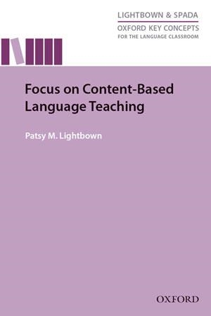 FOCUS ON CONTENT BASED LANGUAGE TEACHING | 9780194000826 | LIGHTBOWN, PATSY M. | Llibreria Geli - Llibreria Online de Girona - Comprar llibres en català i castellà