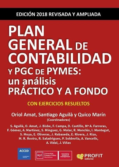 PLAN GENERAL DE CONTABILIDAD Y PGC DE PYMES(EDICION 2018) | 9788416115648 | Llibreria Geli - Llibreria Online de Girona - Comprar llibres en català i castellà