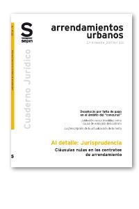 CLÁUSULAS NULAS EN LOS CONTRATOS DE ARRENDAMIENTO | 9788417009182 | EDITORIAL SEPIN | Llibreria Geli - Llibreria Online de Girona - Comprar llibres en català i castellà