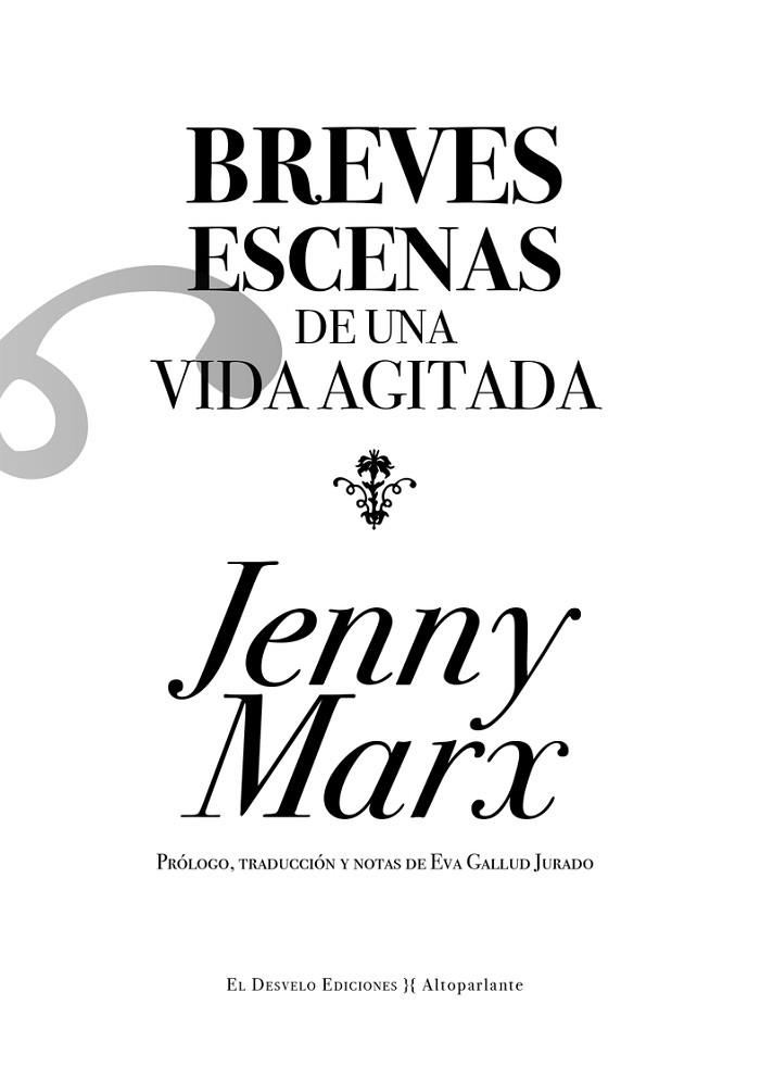 BREVES ESCENAS DE UNA VIDA AGITADA | 9788494939501 | MARX,JENNY | Libreria Geli - Librería Online de Girona - Comprar libros en catalán y castellano