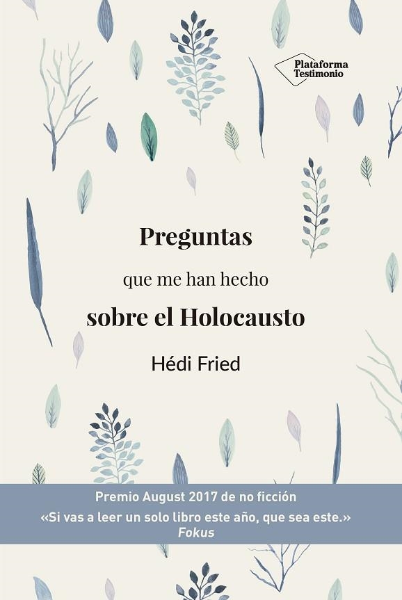 PREGUNTAS QUE ME HAN HECHO SOBRE EL HOLOCAUSTO | 9788417622145 | FRIED,HÉDI | Llibreria Geli - Llibreria Online de Girona - Comprar llibres en català i castellà