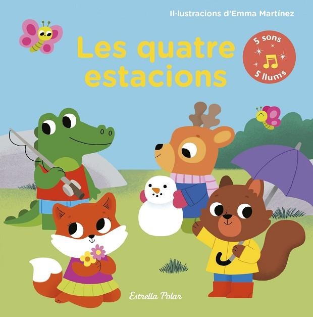 LES QUATRE ESTACIONS.LLIBRE AMB LLUMS I SONS | 9788491376149 | MARTÍNEZ,EMMA | Llibreria Geli - Llibreria Online de Girona - Comprar llibres en català i castellà