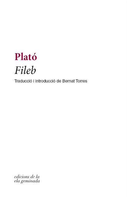 FILEB | 9788494856167 | PLATÓ | Llibreria Geli - Llibreria Online de Girona - Comprar llibres en català i castellà