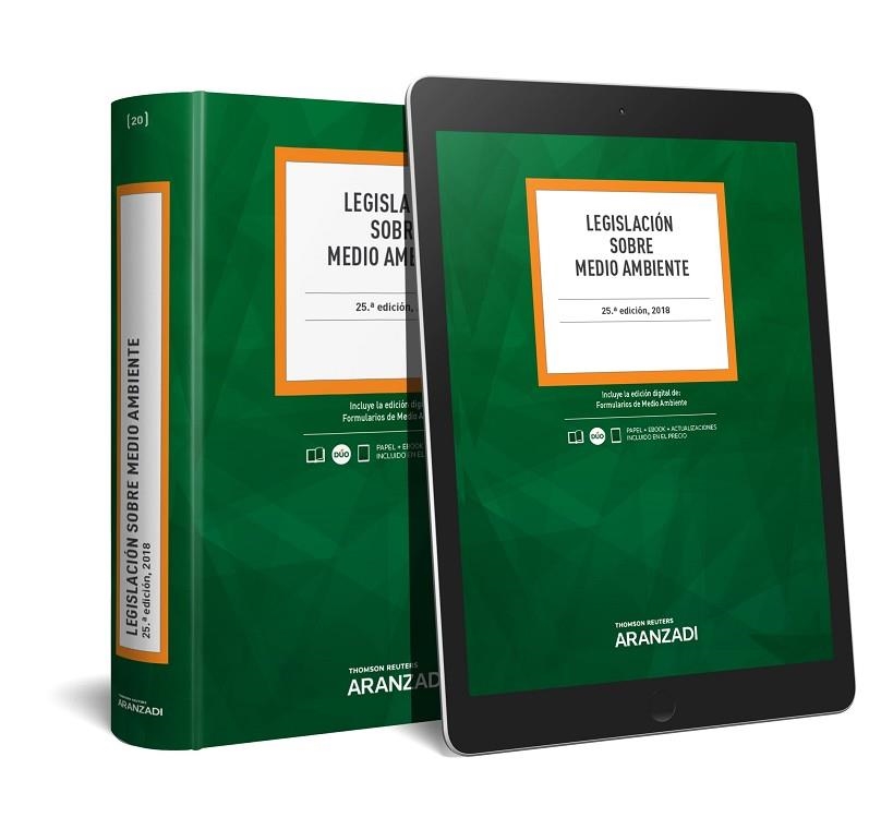 LEGISLACIÓN SOBRE MEDIO AMBIENTE(PAPEL+E-BOOK.25ª EDICION 2018) | 9788491975342 |   | Llibreria Geli - Llibreria Online de Girona - Comprar llibres en català i castellà